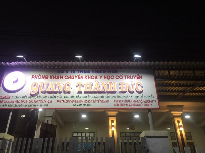 Phòng Khám Chuyên Khoa Y Học Cổ Truyền Quang Thành Đức