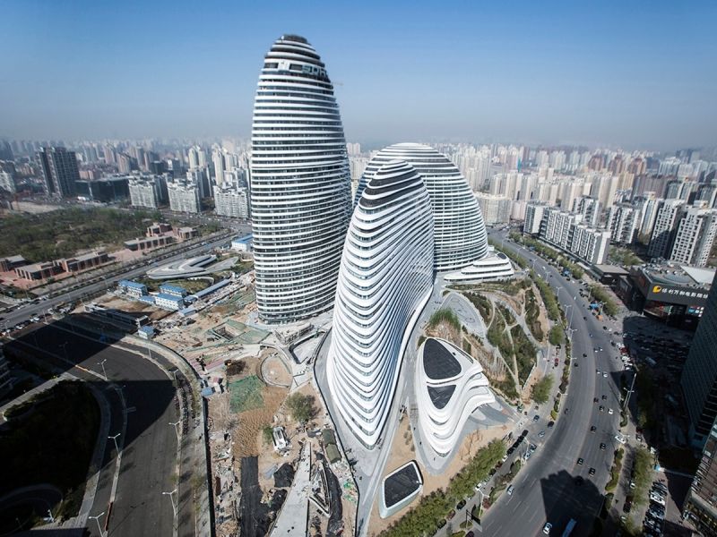Galaxy Soho ở Bắc Kinh Trung Quốc.