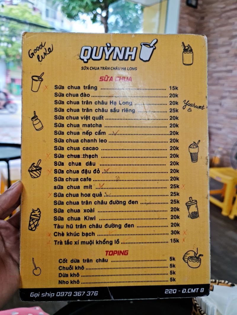 Quỳnh Sữa Chua Trân Châu Hạ Long