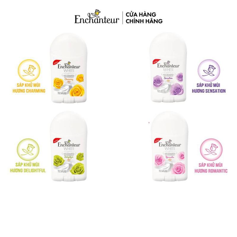 Sáp khử mùi trắng da Enchanteur Charming/ Romantic/ Delightful