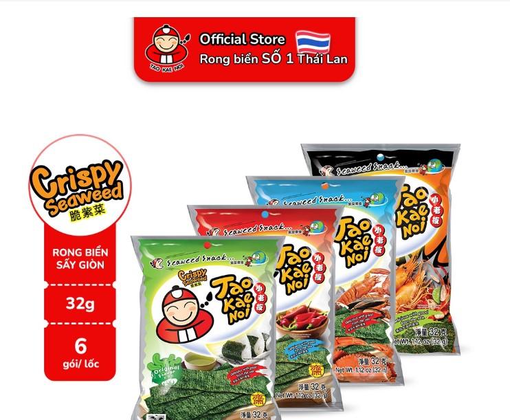 Snack rong biển TaoKaeNoi Crispy Seaweed