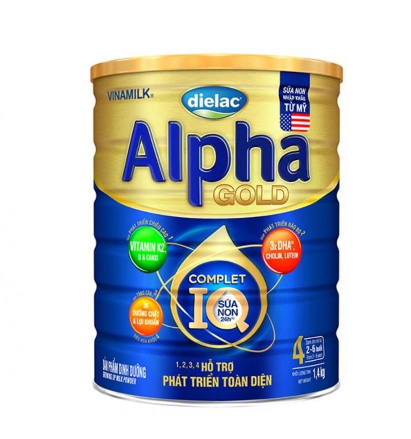 Sữa bột Vinamilk Dielac Alpha Gold 4