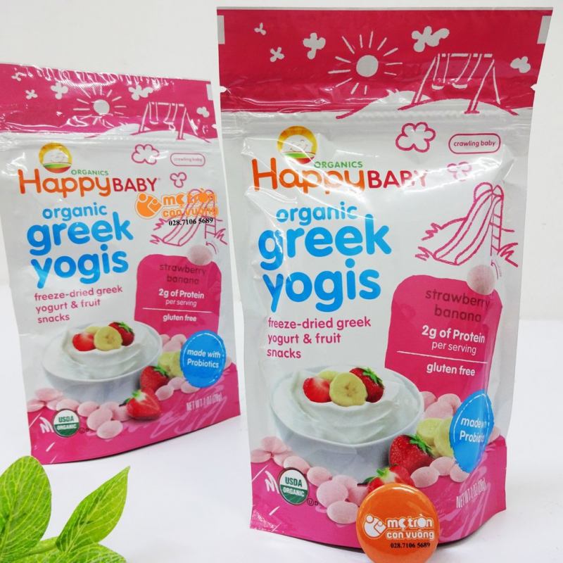 Sữa chua khô Happy Baby vị chuối dâu