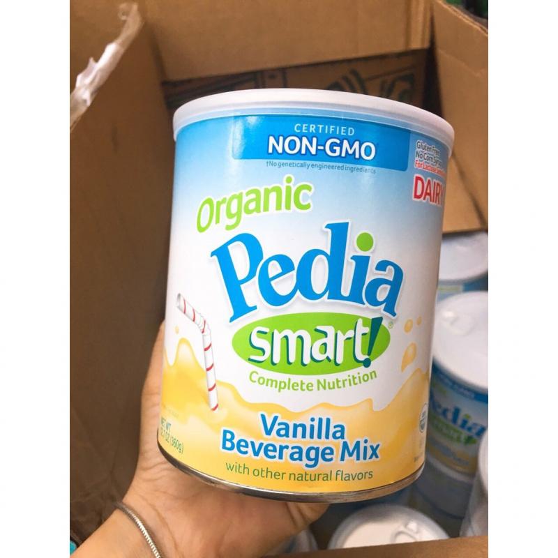 Sữa ﻿Organic Pedia Smart vị Vani 360gr dành cho trẻ từ 1 tuổi – 13 tuổi