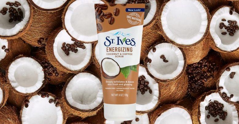 Sữa rửa mặt tẩy tế bào chết St.Ives cafe và dừa