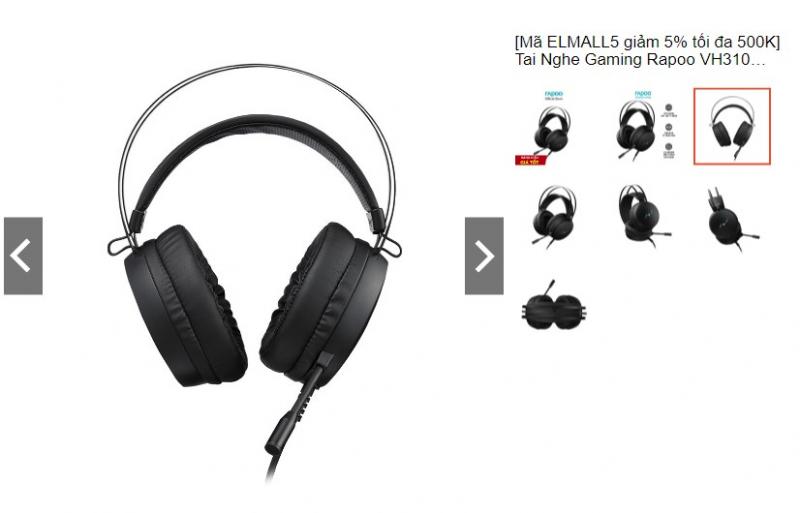 Tai nghe gaming Rapoo VH310 Virtual 7.1
