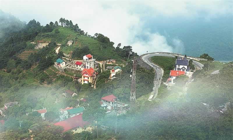 Khung cảnh Tam Đảo thật nên thơ