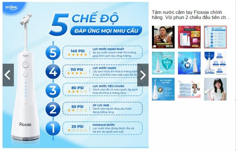 Tăm nước cầm tay Flossie