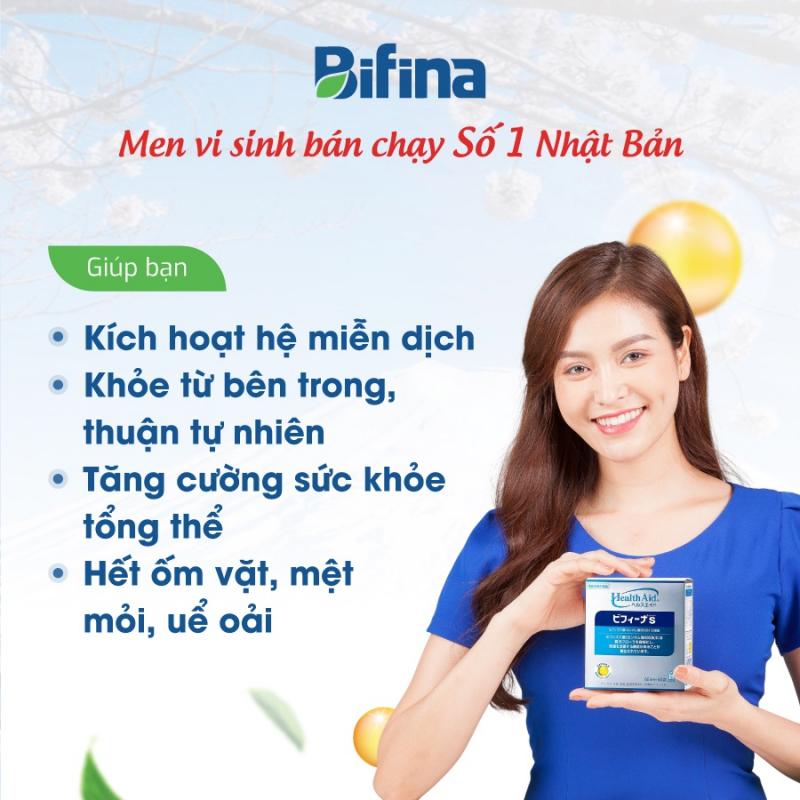 Tăng sức đề kháng, hệ miễn dịch -  Bifina Nhật Bản loại S