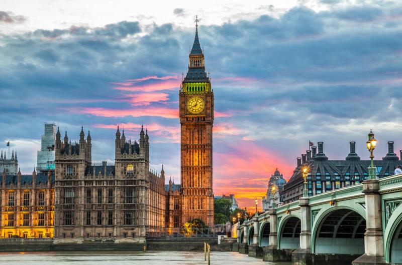 Tháp đồng hồ Big Ben tại London