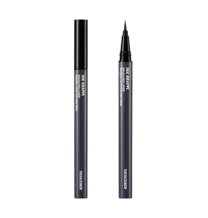 Viền mắt dạng bút TheFaceShop Ink Graffi Brush Pen Liner 0.6g