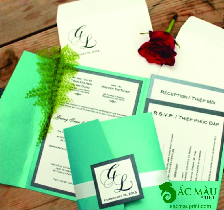 Thiệp cưới Sắc Màu Print