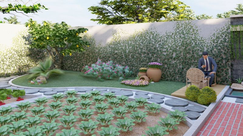 Thiết Kế Thi Công Tiểu Cảnh Sân Vườn - Kiến Trúc Cảnh Quan TH