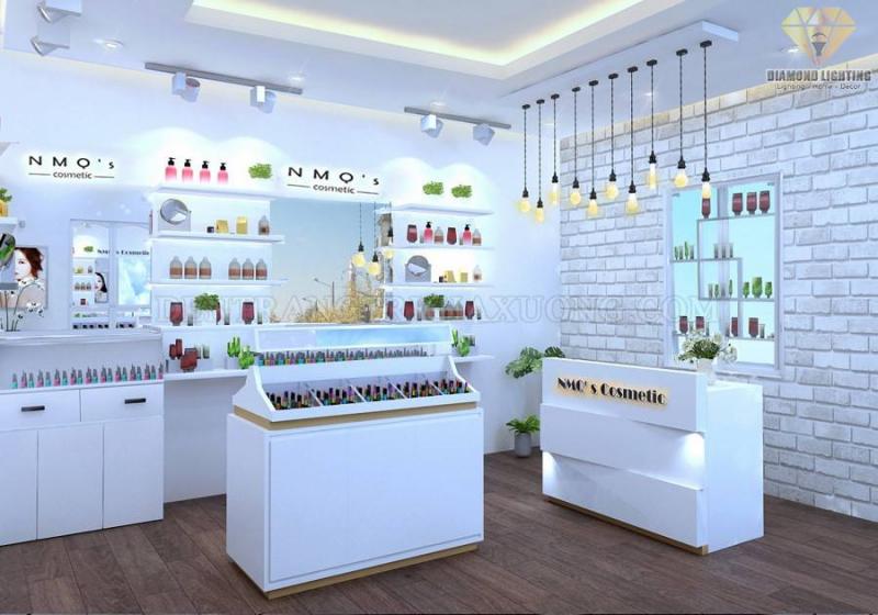 Thiết kế, trang trí cửa hàng mỹ phẩm