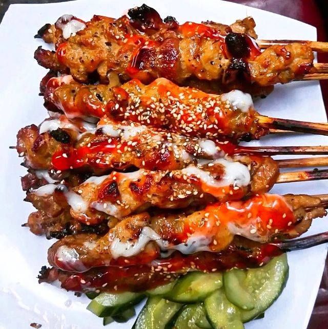 Thịt xiên Hoàng Đức