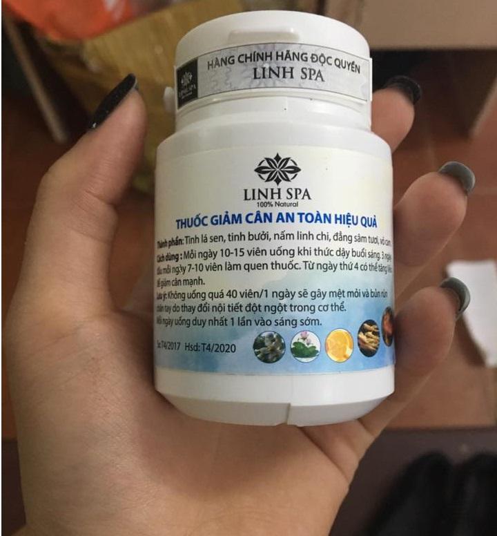 Sản phẩm giảm cân đông y Linh Spa
