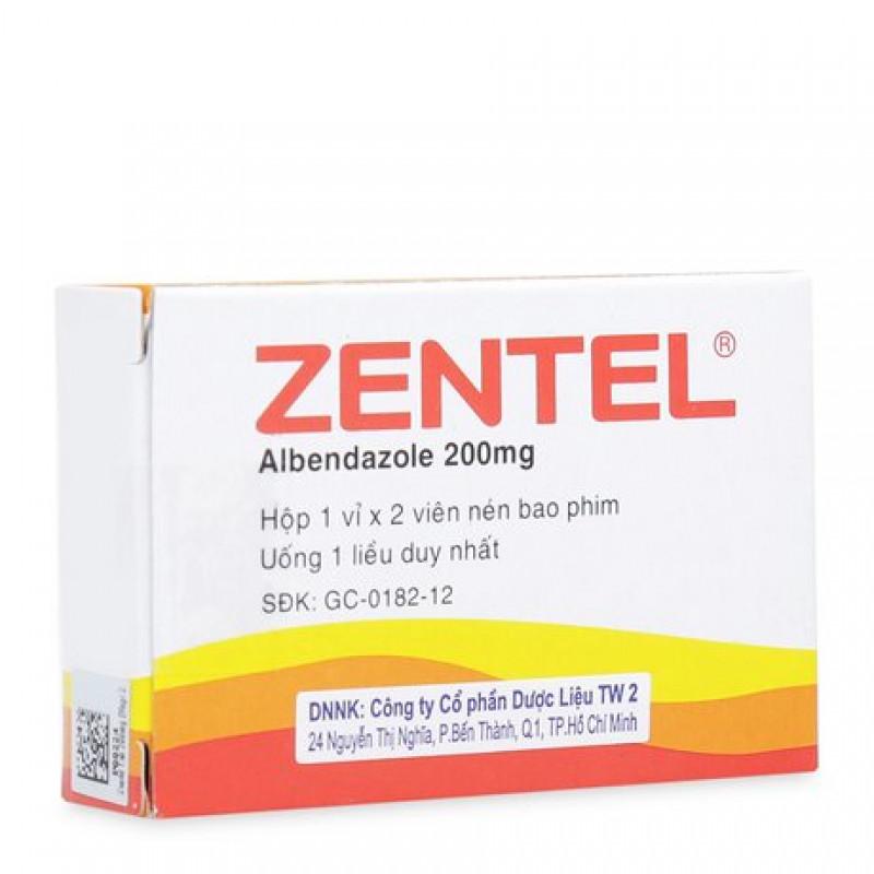 Viên uống tẩy giun Zentel