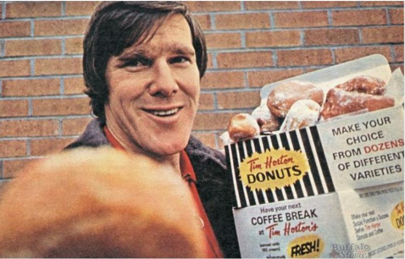 Tim Horton người sáng lập ra thương hiệu cà phê Tim Hortons.