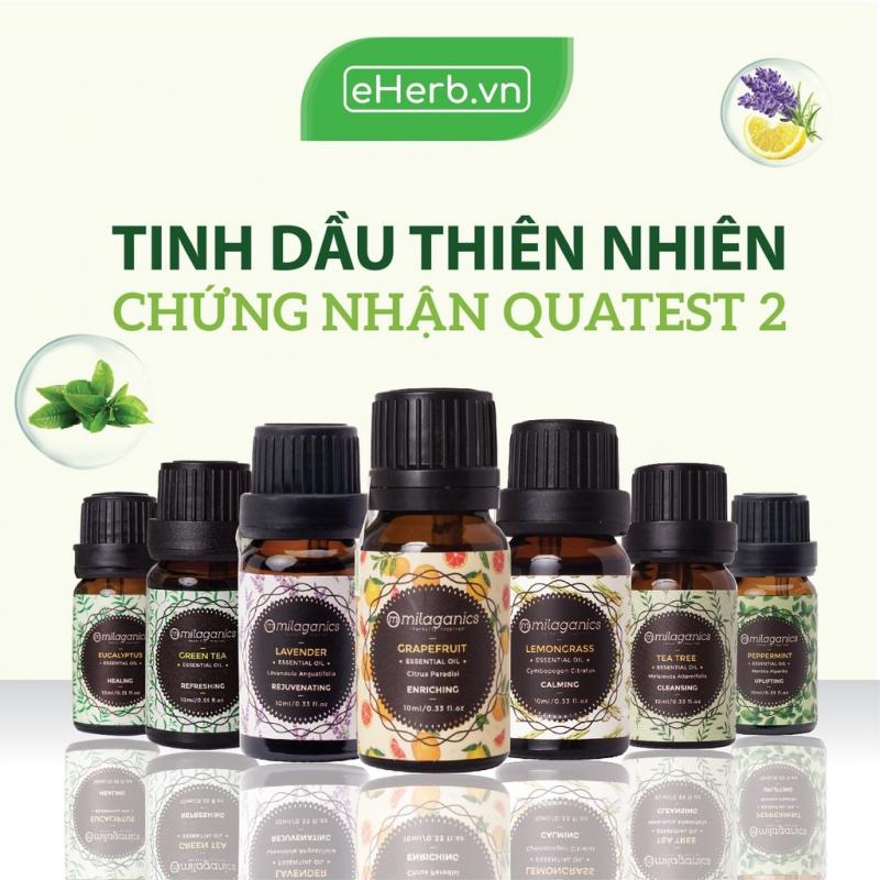 Tinh dầu đuổi muỗi đa dạng mùi có kiểm nghiệm COA MILAGANICS