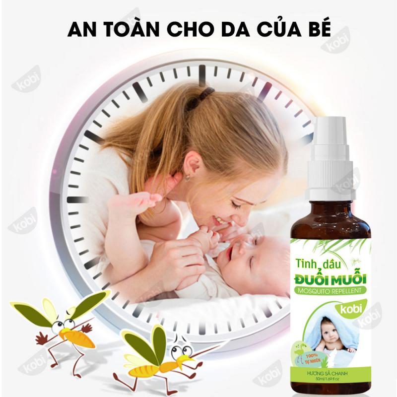 Xịt muỗi tinh dầu Sả Chanh Kobi