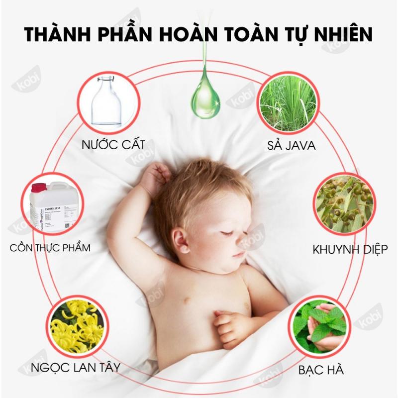 Xịt muỗi tinh dầu Sả Chanh Kobi