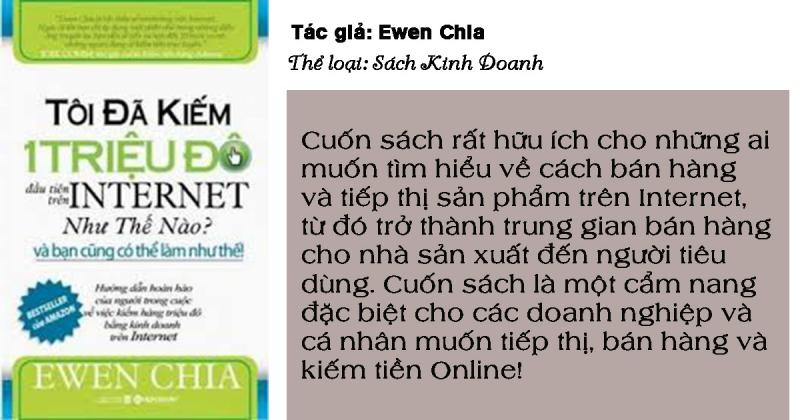 Tôi đã kiếm 1 triệu đô đầu tiên trên Internet như thế nào - Ewen Chia