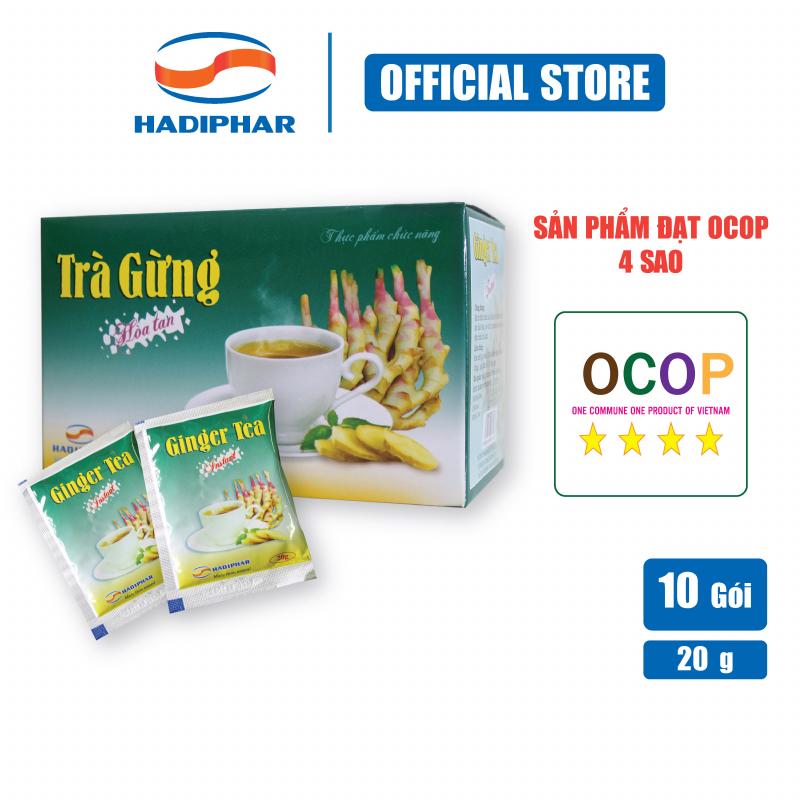 Trà gừng hòa tan Hadiphar