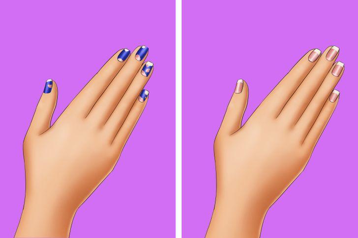 Trên móng tay của bạn để loại bỏ sơn
