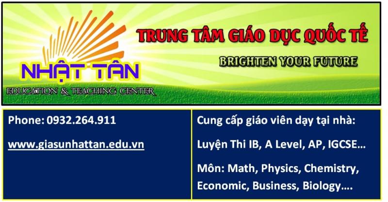 Trung tâm gia sư Nhật Tân