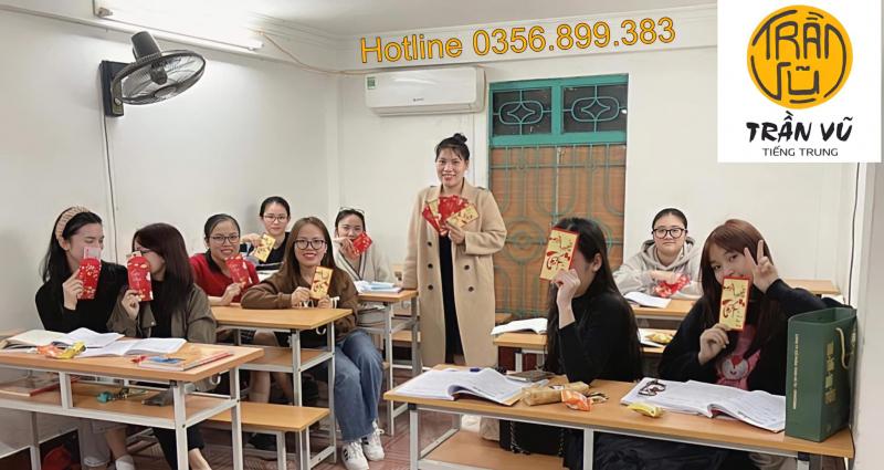 Không gian học tập tại trung tâm tiếng Trung Trần Vũ