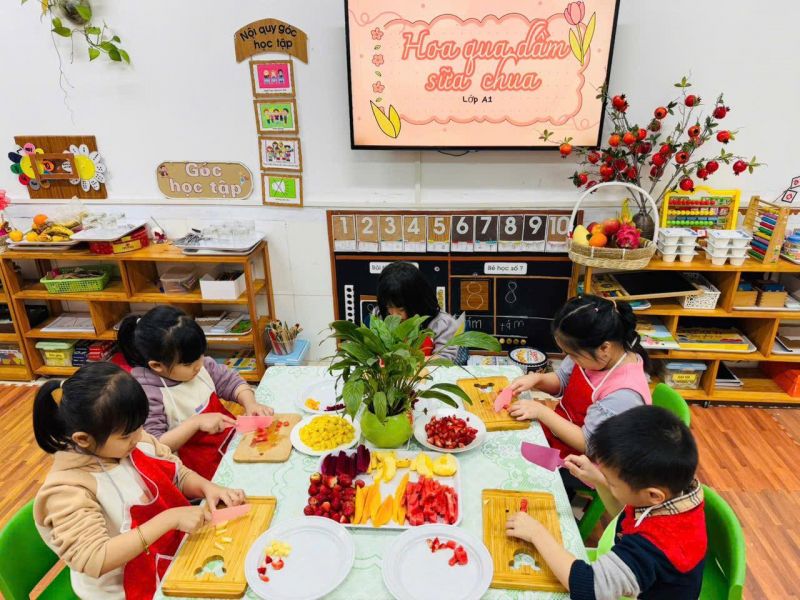 Trường mầm non Hoa Hồng