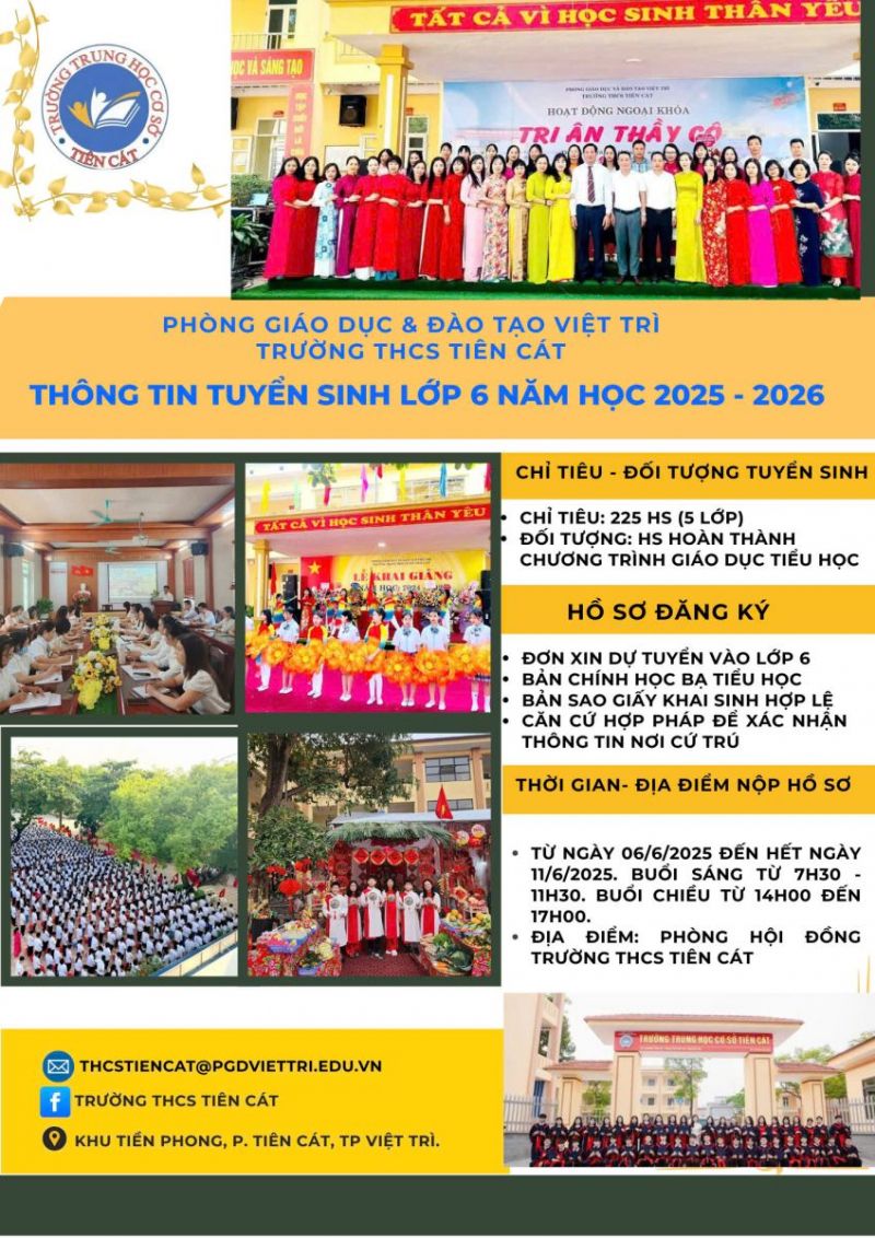 Trường THCS Tiên Cát