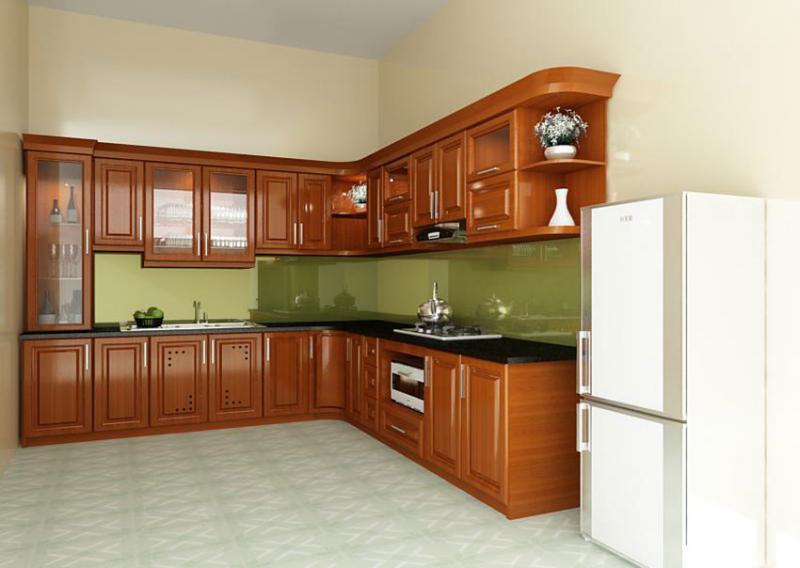Tủ bếp kiểu dáng hiện đại cao cấp FNL908 (Ảnh minh họa)