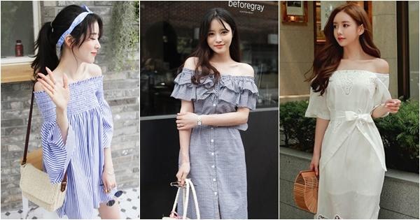 Váy hở vai