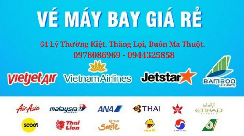Vé Máy Bay Giá Rẻ BMT