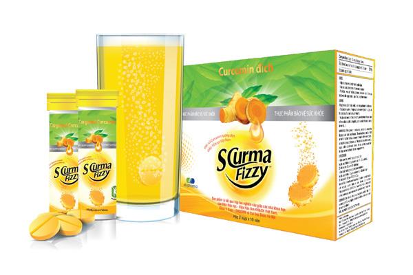 Viên sủi Nano Curcumin SCurma Fizzy