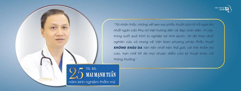TS.BS Mai Mạnh Tuấn - Viện thẩm mỹ Hà Nội