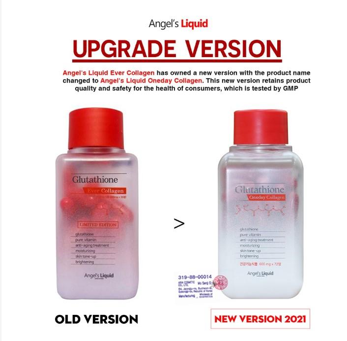 Viên uống Angel's Liquid Glutathione Oneday Collagen