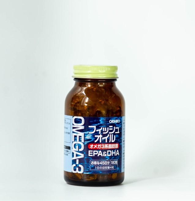 Viên uống dầu cá Omega-3 hỗ trợ tim mạch Orihiro