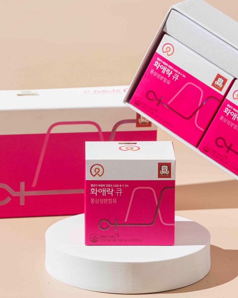 Viên uống hồng sâm dành cho phụ nữ KGC Cheong Kwan Jang Hwa Ae Rak Q
