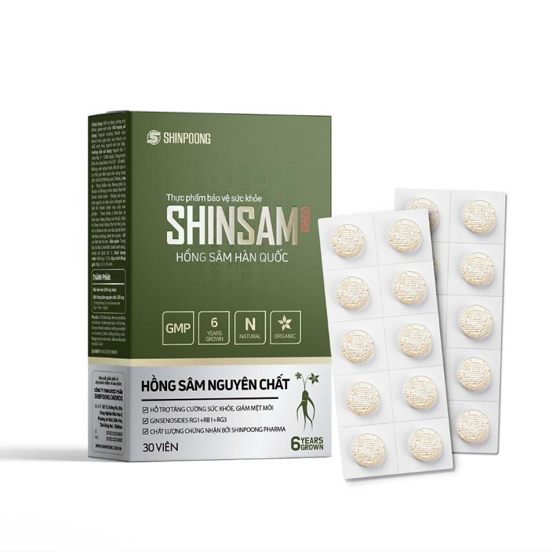 Viên uống hồng sâm SHINPOONG SHINSAM Korean Red Ginseng
