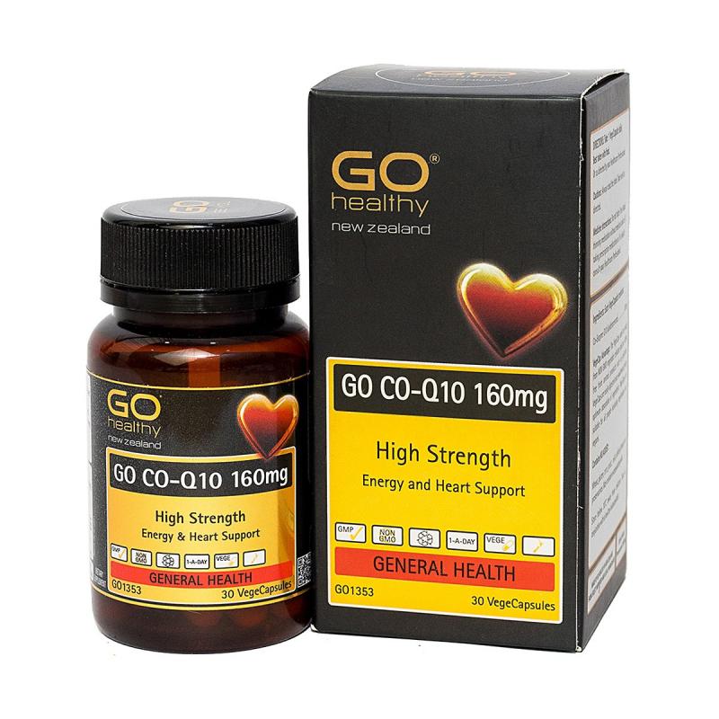 Viên uống tăng cường sức khỏe tim mạch Go Healthy CO Q10 160mg