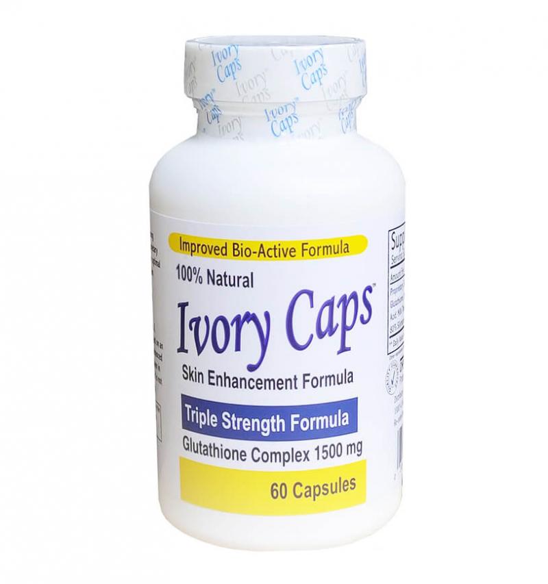 Viên uống trắng da Ivory Caps Triple Strength Formula Glutathione 1500mg
