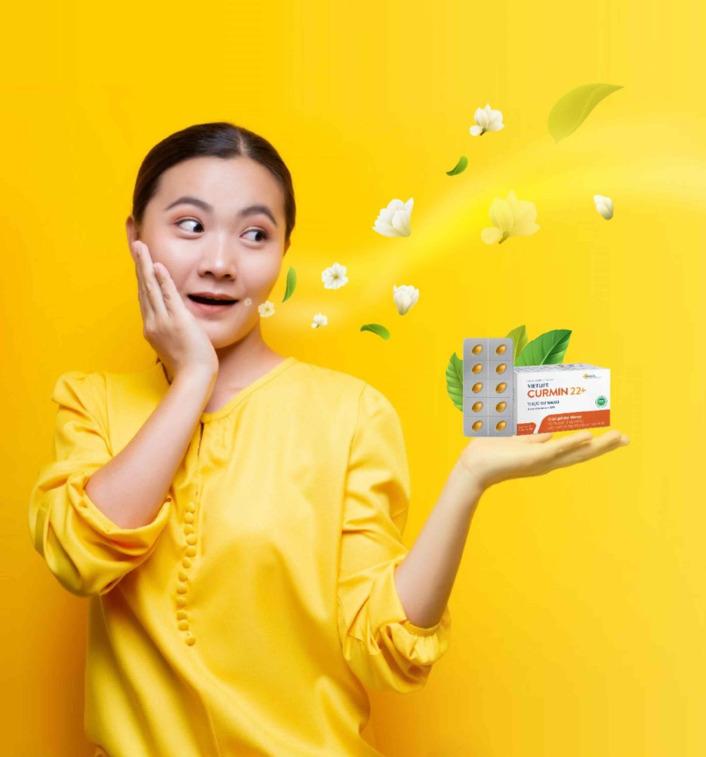 Viên uống Vietlife Curmin - đột phá nano dược liệu cho bệnh viêm loét dạ dày