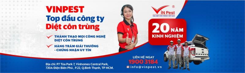 VinPest Pest Control - công ty diệt côn trùng số 1 Việt Nam