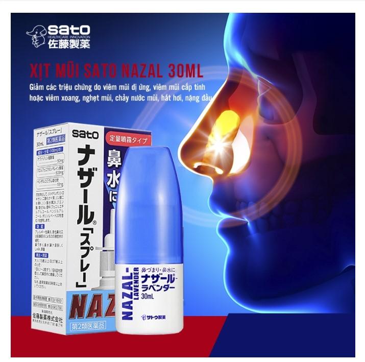 Xịt xoang mũi Nazal Sato