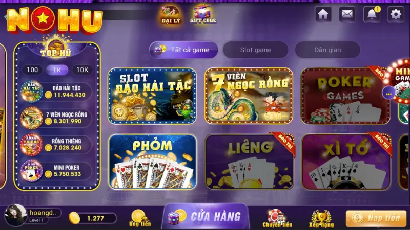 cách chơi game bài nổ hũ